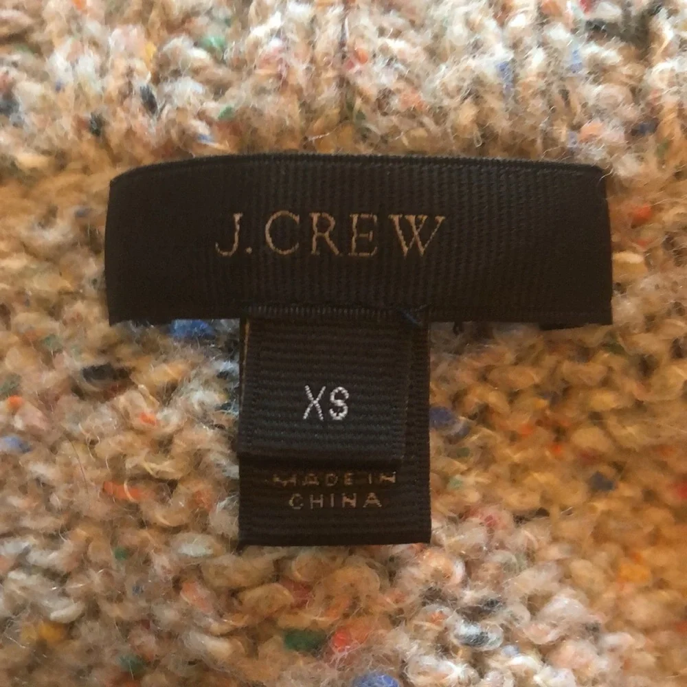 J. Crew Wool Confetti Mock Neck Sweater Size XS - Picture 11 of 13